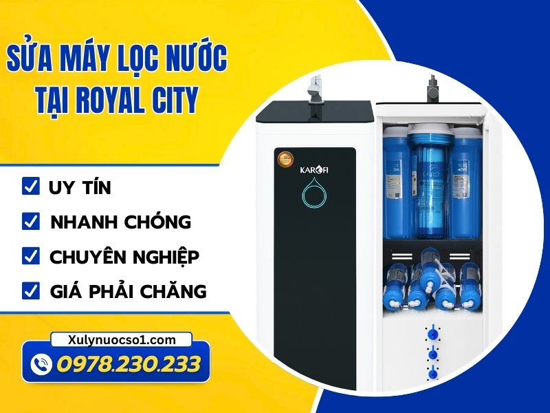 Sửa máy lọc nước tại Royal City linh kiện chuẩn