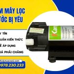 Bật mí lý do và cách sửa bơm máy lọc nước bị yếu