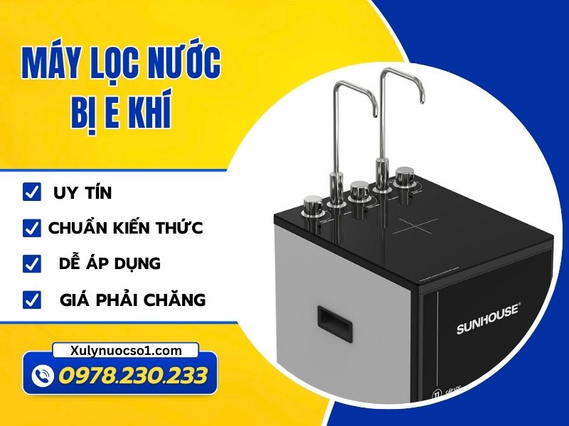 may loc nuoc bi e khi