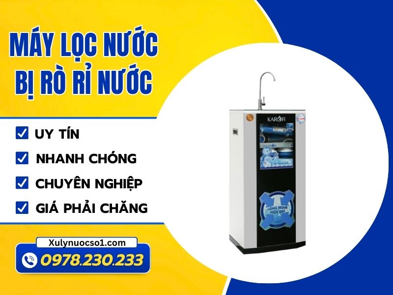 may loc nuoc bi ro ri nuoc