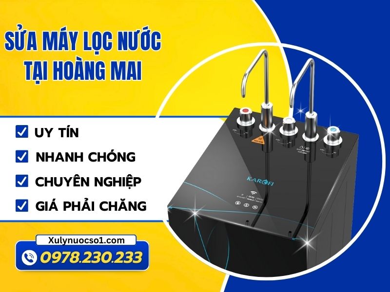 Sửa máy lọc nước tại Hoàng Mai nhanh chóng, uy tín
