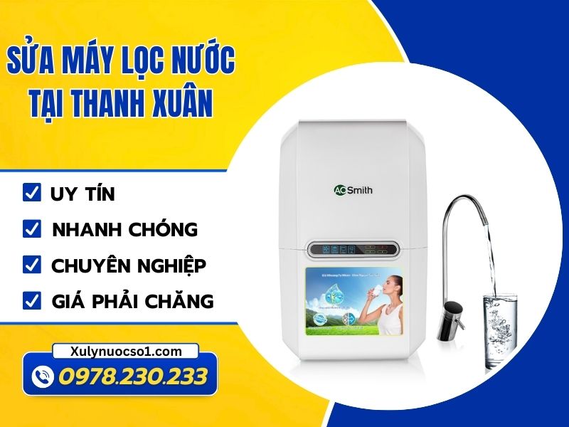 sua may loc nuoc thanh xuan
