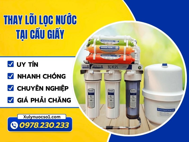 thay loi loc nuoc tai cau giay