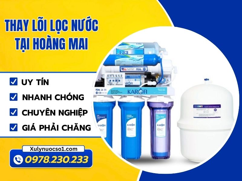 thay loi loc nuoc tai hoang mai
