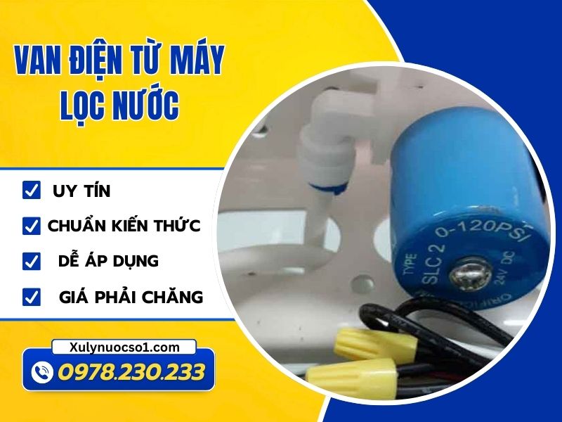 Thông tin từ A đến Z về van điện từ máy lọc nước