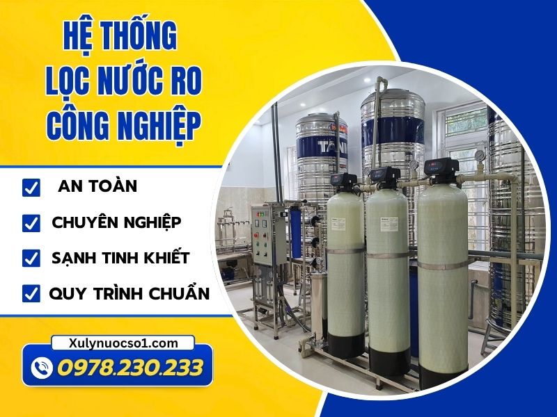 Hệ thống lọc nước RO công nghiệp – Giải pháp tối ưu cho doanh nghiệp