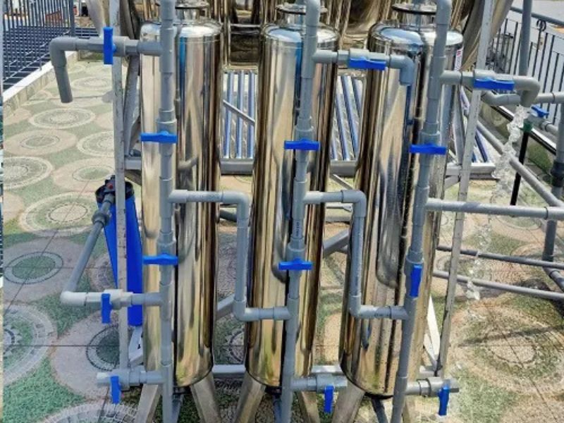 Vật liệu lọc sử dụng trong cột lọc nước inox