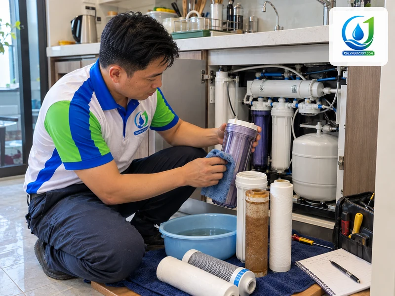 Bảo dưỡng máy lọc nước RO định kỳ