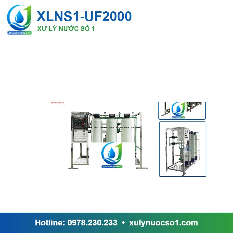 Bộ lọc nước đầu vào cho máy tạo nước ion kiềm 2.000 lít/h XLNS1-UF2000